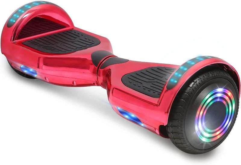 Photo 1 of  Power Sports Electric Hoverboard Self Balancing Scooter for Kids and Adults Hover Board with 6.5" Wheels Built-in Speaker Bright LED Lights UL2272 Certified used with scuff marks