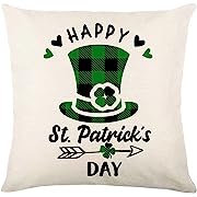 Photo 3 of St Patricks Day Throw Pillow Covers 20x20 Set of 4 Cushion Covers Pillow Cases for Home Outdoor Sofa Decoration?20 inch?