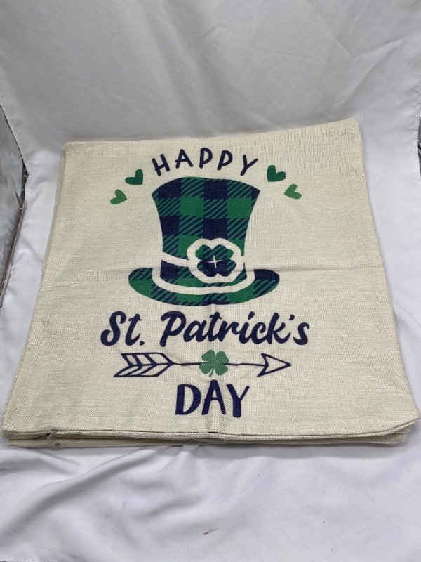 Photo 8 of St Patricks Day Throw Pillow Covers 20x20 Set of 4 Cushion Covers Pillow Cases for Home Outdoor Sofa Decoration?20 inch?