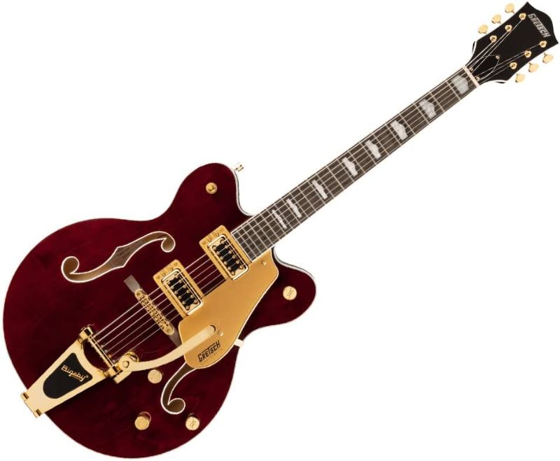 Photo 1 of Gretsch G5422TG Electromatic Classic Hollow Body Double-Cut 6-String Electric Guitar with 12-Inch-Radius Laurel Fingerboard, Bigsby and Gold Hardware (Walnut Stain)