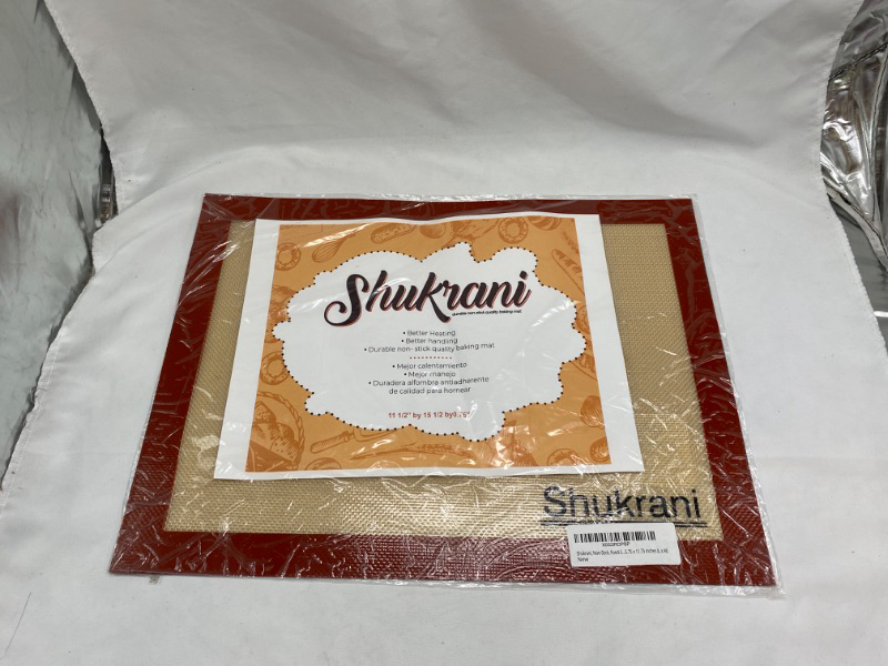 Photo 2 of Shukrani, Non-Stick, Food-Safe, Silicon Baking Mat, Half-sheet, 15.75 x 11.75 Inches (L x W)
