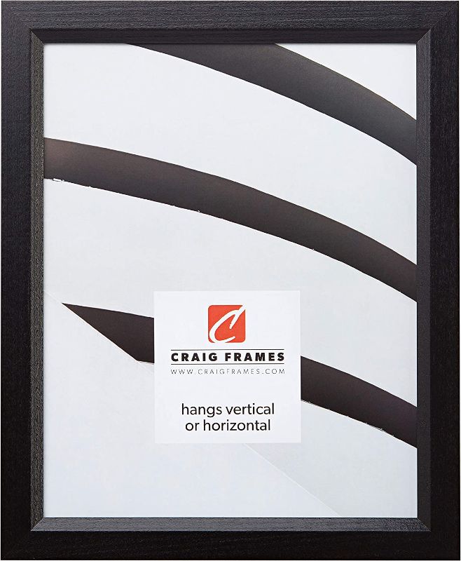 Photo 1 of Craig Frames 7171610BK 8.5 by 11-Inch Picture Frame, Solid Wood, .825-Inch Wide, Black