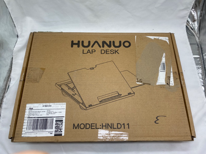 Photo 1 of Adjustable Lap Desk - with 6 Adjustable Angles, Detachable Mouse Pad, & Dual Cushions Laptop Stand for Car Laptop Desk, Work Table, Lap Writing Board & Drawing Desk on Sofa or Bed by HUANUO
Visit the HUANUO Store