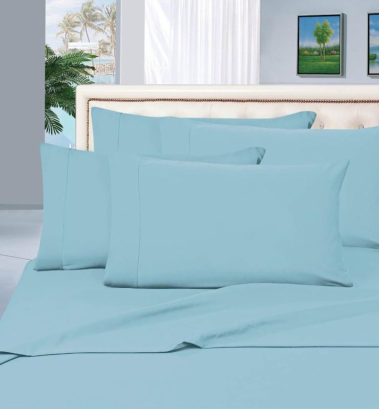 Photo 1 of 2pc PILLOW CASES 90 GSM Microfiber - Available In Many Sizes And Many Colors,Standard Size, Green Standard Size Aqua