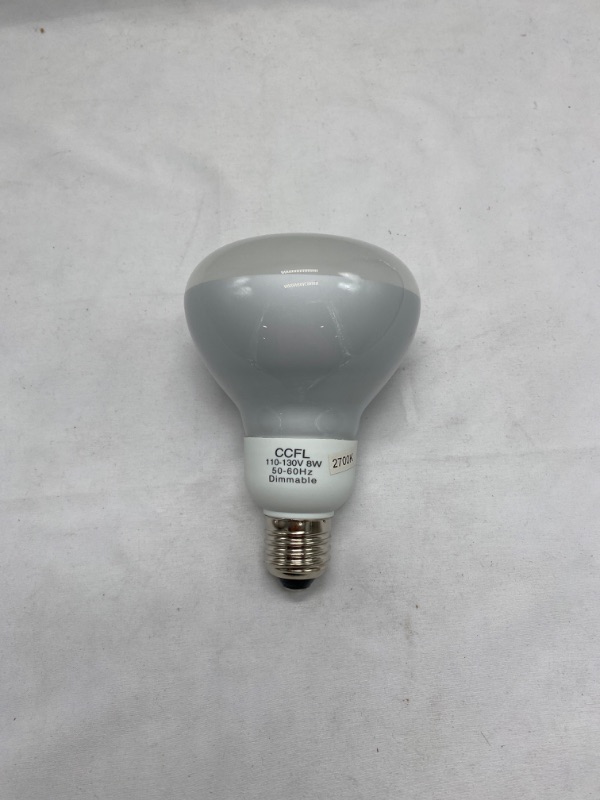 Photo 1 of 2 Pack Lightbulbs BCR-8W CCFL 110-130V 8W 50-60Hz 2700K Dimmable 