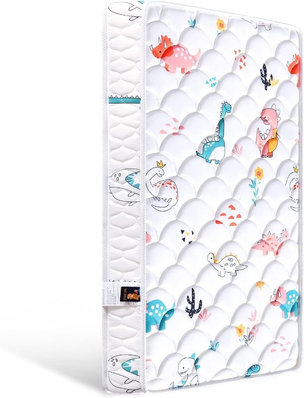 Photo 1 of Bubble bear Premium Foam Breathable Crib Mattress Toddler Mattress 52” x 27.6” x 5”– Hand Crafted Sewing, 3D Stereo, Sturdy Ideal Firmness for Baby,for Standard Crib & Toddler Bed
