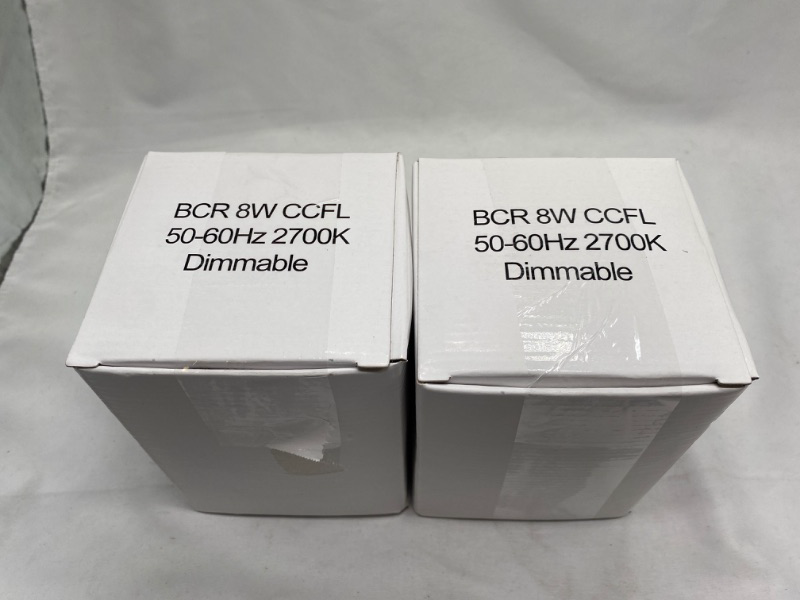 Photo 3 of BCR8W CCFL 50-60Hz 2700K Dimmable Lightbulbs (2 pcs)