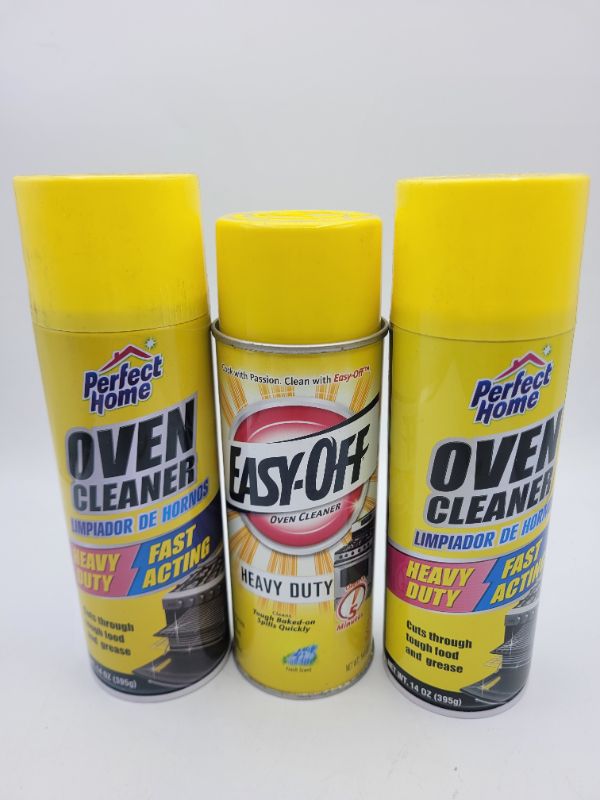 Photo 3 of 3 pack 2 count Perfect Home Oven Cleaner Heavy Duty -14oz and 1 count Easy-Off Heavy Duty Oven Cleaner