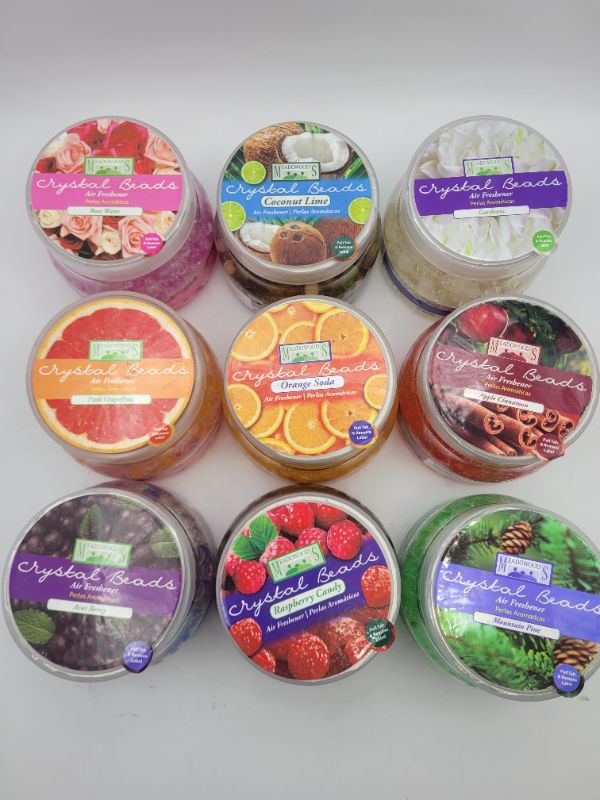 Photo 3 of 4 PACK Meadowoods Crystal Beads Wardrobe/Car Freshener - ASSORTED SCENTS