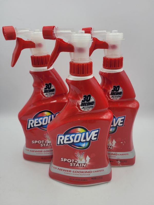 Photo 2 of 3 Pack Resolve Carpet Cleaner Spray Spot & Stain Remover