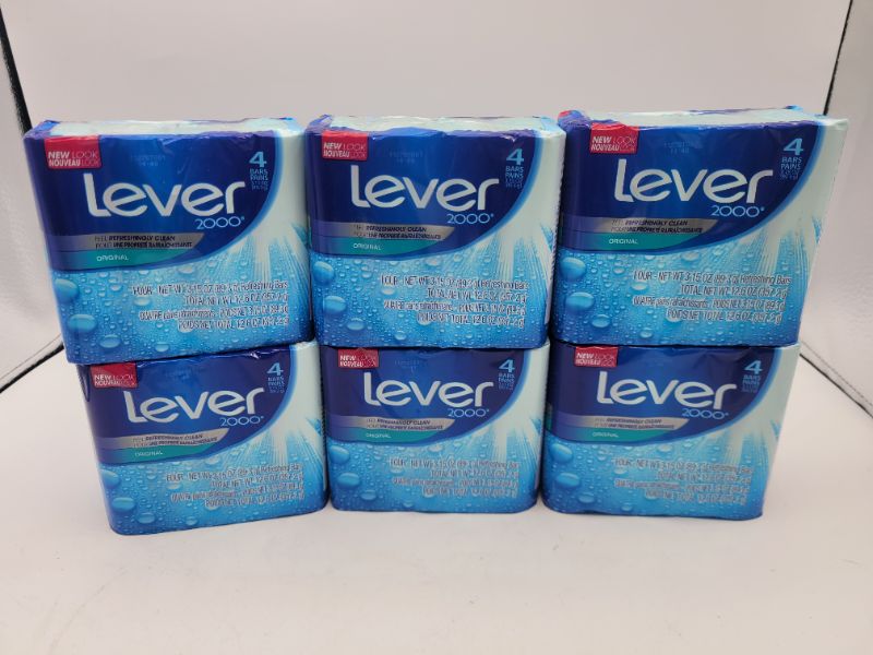 Photo 2 of Lever 2000 Refreshing Bar Soap, Original, 3.15 Ounce, 4 Count (6 pack)