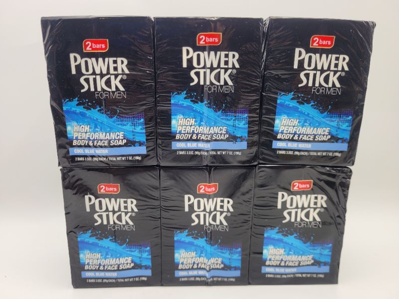 Photo 2 of 12 Bars Power Stick Bar Soap High Performan Body & Face Soap Cool Blue Water