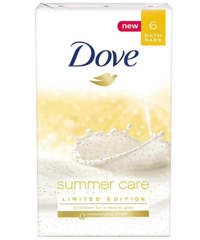 Photo 1 of Dove Summer Care Limited Edition 6 bath bars Exfoliates for a natural glow