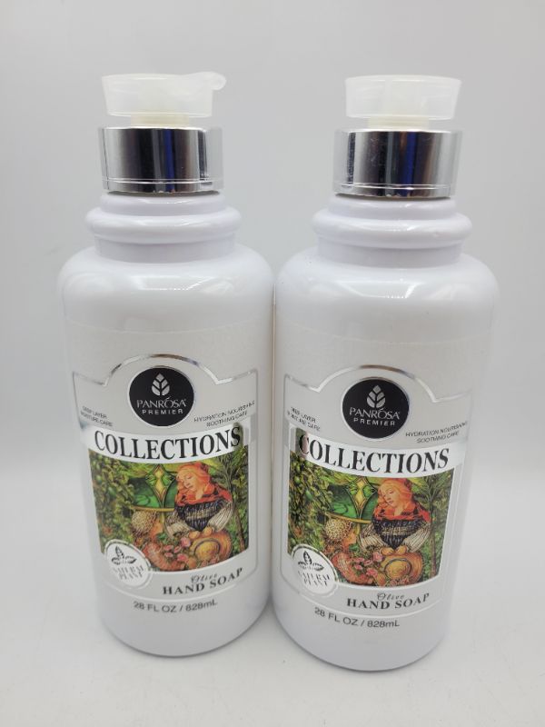 Photo 2 of 2 Count Panrosa Premier Collections Olive Hand Soap 28Oz/828ml