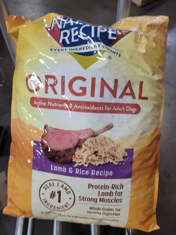 Photo 2 of Nature's Recipe Original Lamb & Rice Adult Dog Food 24 lb bag 