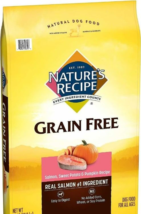 Photo 1 of Nature's Recipe Grain Free Salmon Dry Dog Food 12lb bag