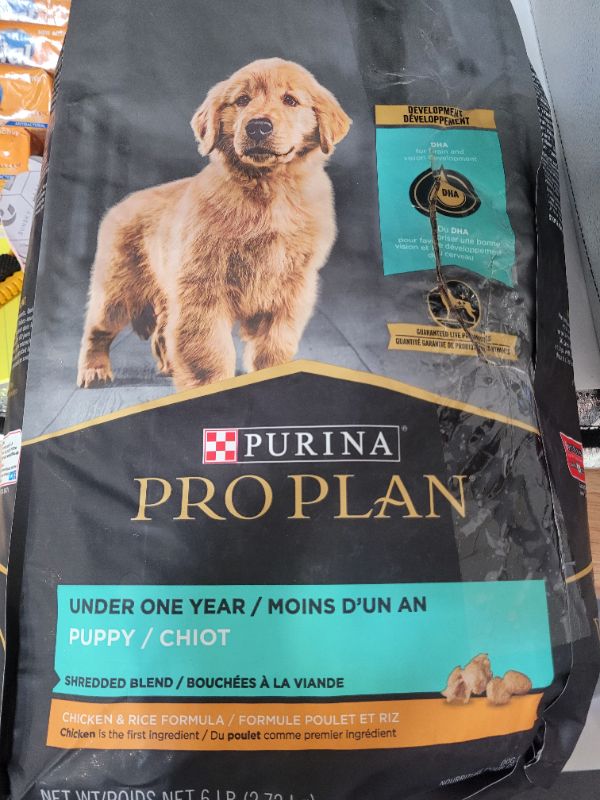 Photo 2 of Purina Pro Plan High Protein Dry Puppy Food, Chicken and Rice Formula - 6 lb. Bag