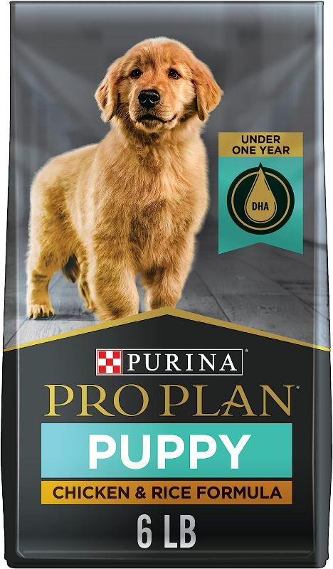 Photo 1 of Purina Pro Plan High Protein Dry Puppy Food, Chicken and Rice Formula - 6 lb. Bag