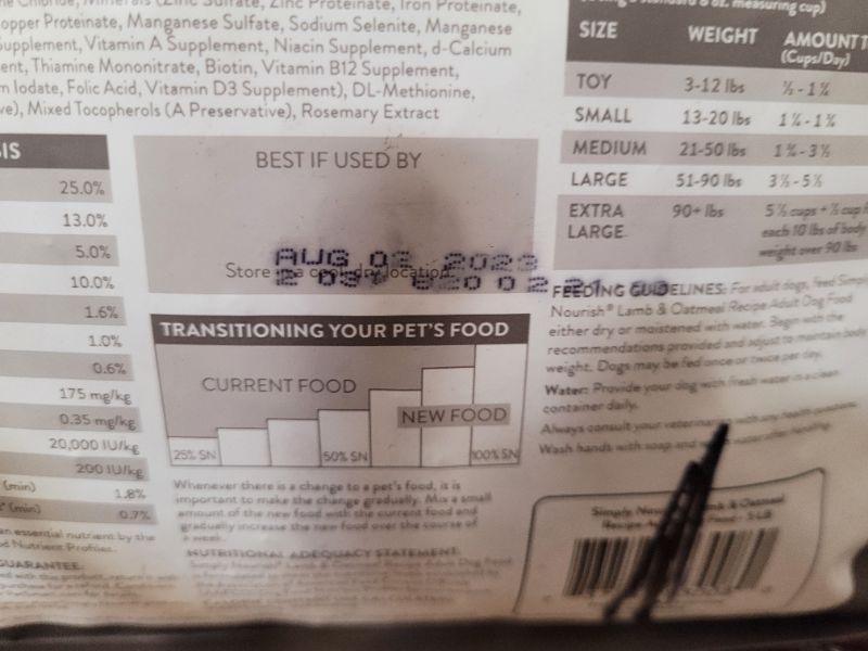 Photo 3 of Simply Nourish® Original Adult Dry Dog Food - Lamb & Oatmeal 5lb bag