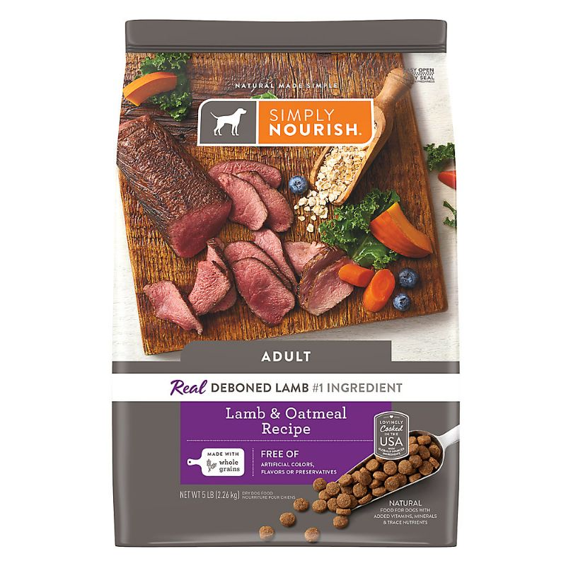 Photo 1 of Simply Nourish® Original Adult Dry Dog Food - Lamb & Oatmeal 5lb bag