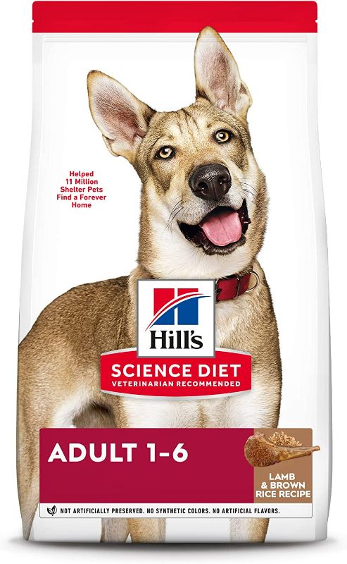 Photo 1 of Hill's Science Diet Dry Dog Food, Adult, Lamb Meal & Brown Rice Recipe, 33 lb. Bag