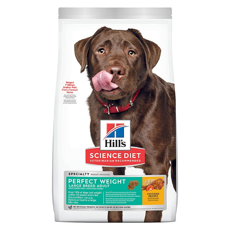 Photo 1 of Hill's Science Diet Perfect Weight Large Breed Adult Dry Dog Food - Chicken 28.5