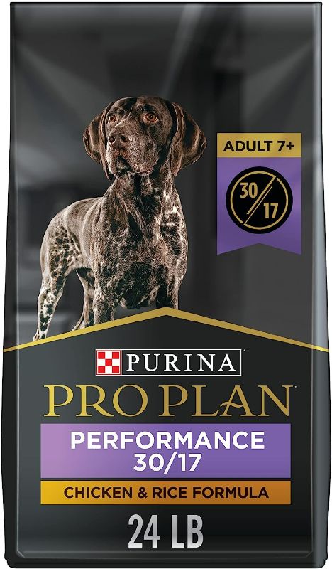 Photo 1 of Purina Pro Plan SPORT Adult 7+ Performance 30/17 Chicken & Rice Forumula Dry Dog Food - 24 lb. Bag