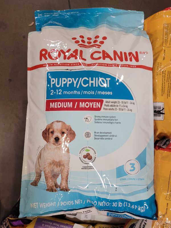 Photo 2 of Royal Canin Medium Puppy Dry Food, 30 lbs.