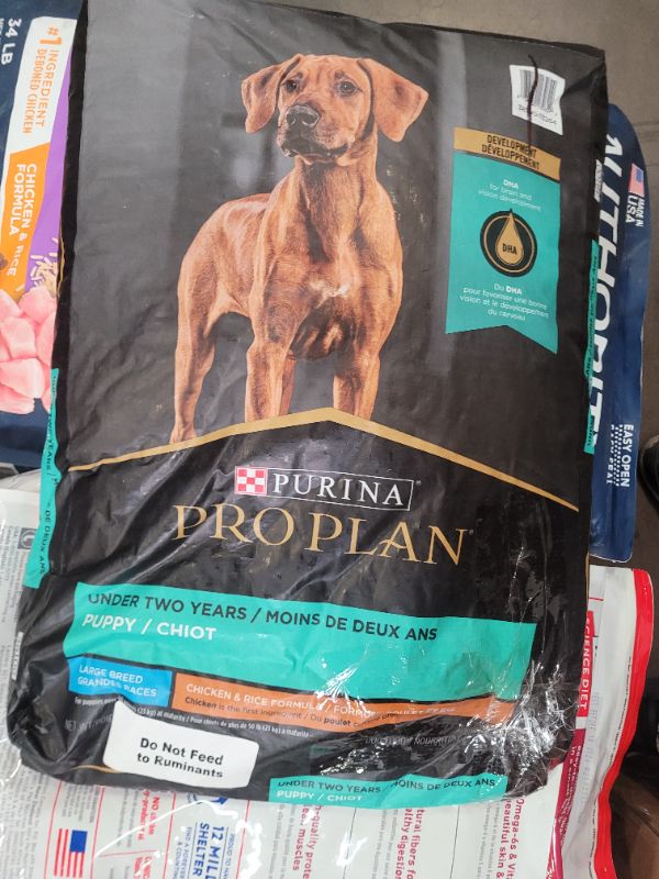 Photo 2 of Purina Pro Plan Development Large Breed Puppy Dry Dog Food - High Protein, Chicken & Rice 18lbs