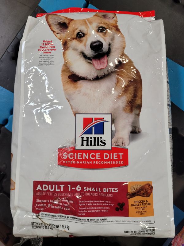 Photo 2 of Hill's® Science Diet® Adult Dry Dog Food - Small Bites, Chicken & Barley 35lb