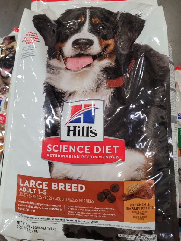 Photo 2 of Hill's® Science Diet® Large Breed Adult Dry Dog Food - Chicken & Barley 35lbs