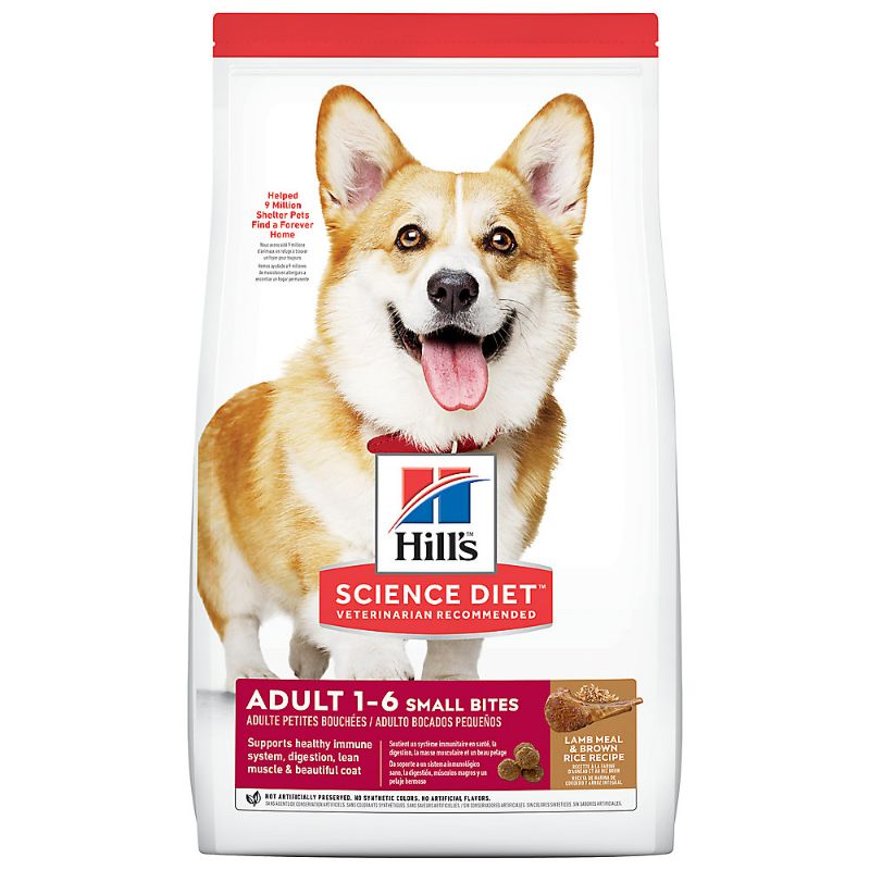 Photo 1 of Hill's® Science Diet® Adult Dry Dog Food - Small Bites, Lamb Meal & Brown Rice 33lbs