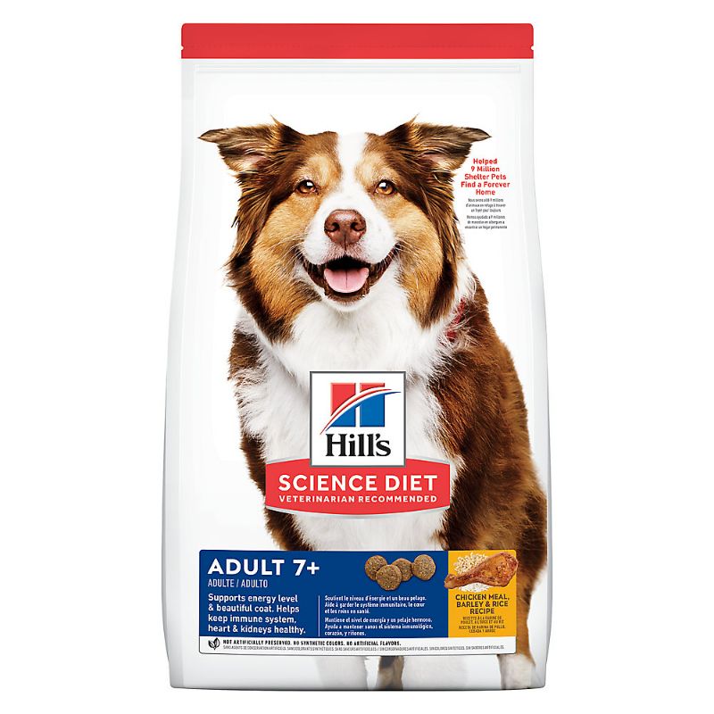 Photo 1 of Hill's® Science Diet® Adult Senior 7+ Dry Dog Food - Chicken Meal, Rice & Barley 15lbs