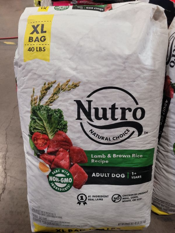 Photo 2 of Nutro Natural Choice™ Adult Dry Dog Food - Non-GMO, Lamb & Brown Rice 40lbs