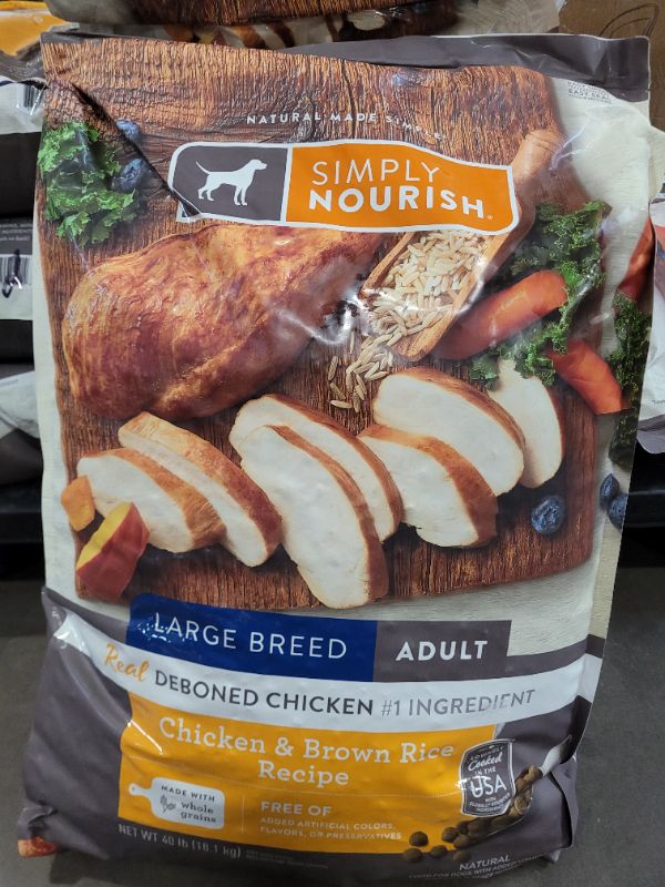 Photo 2 of Simply Nourish® Original Large Breed Adult Dry Dog Food - Chicken & Brown Rice 40lbs