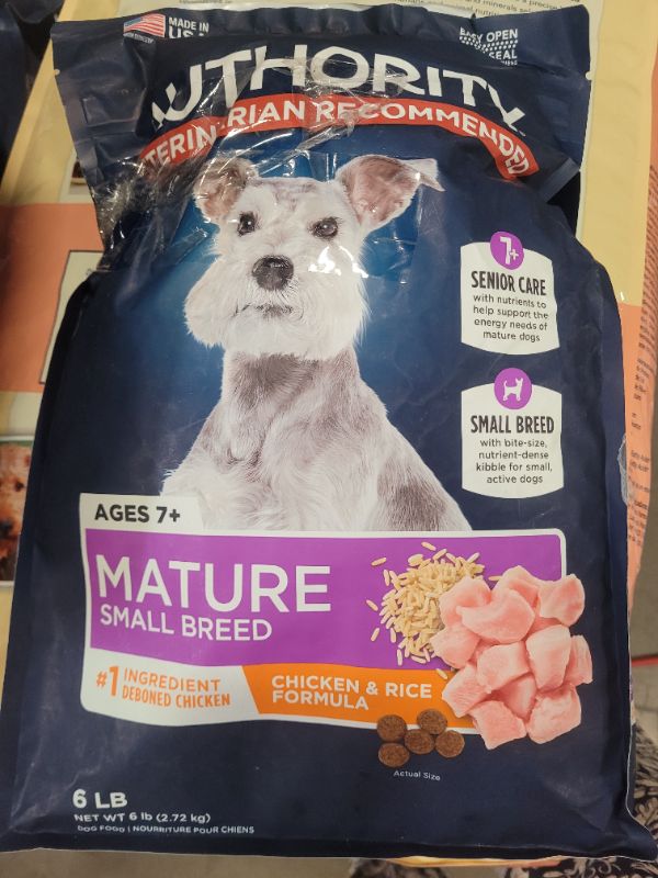 Photo 2 of Authority® Everyday Health Small Breed Senior Dry Dog Food - Chicken 6lbs