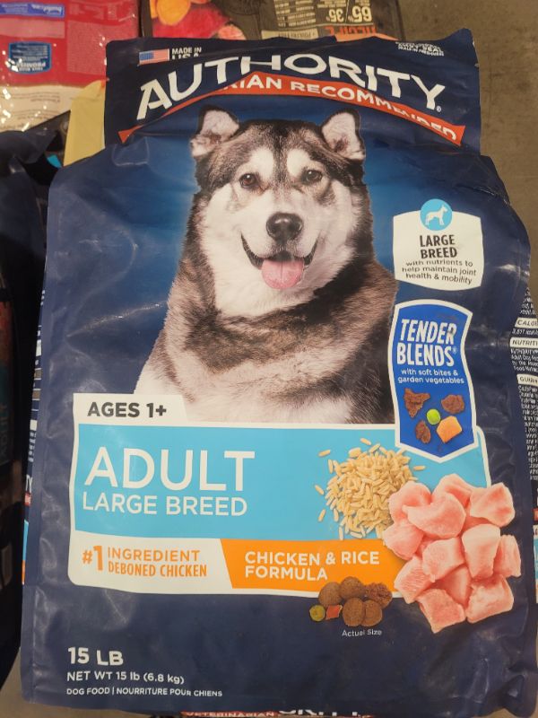 Photo 2 of Authority® Everyday Health Large Breed Adult Dry Dog Food - Chicken 15lbs