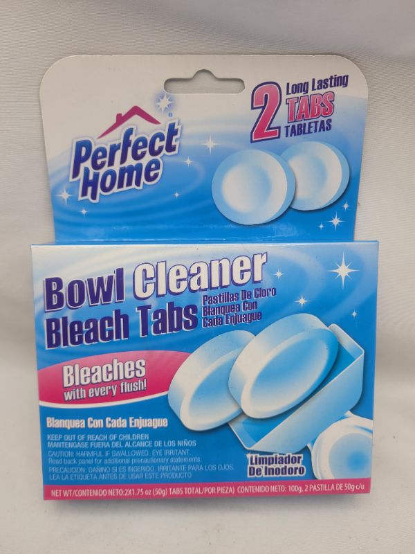 Photo 1 of (6 pack) PerfectHome Toilet Bowl Cleaner Bleach Tabs 2 Tabs