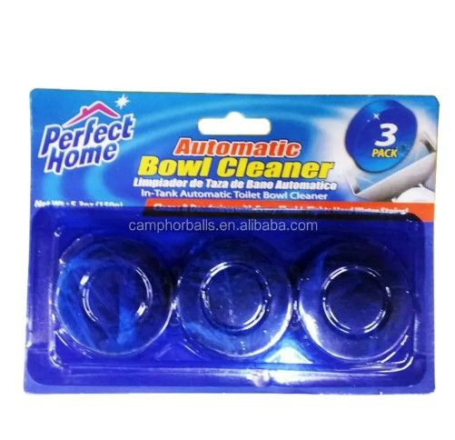Photo 1 of (5Pack) PerfectHome 50g Each Blue Toilet Deodorant Cleaner, automatic toilet bowl tablet 3 count