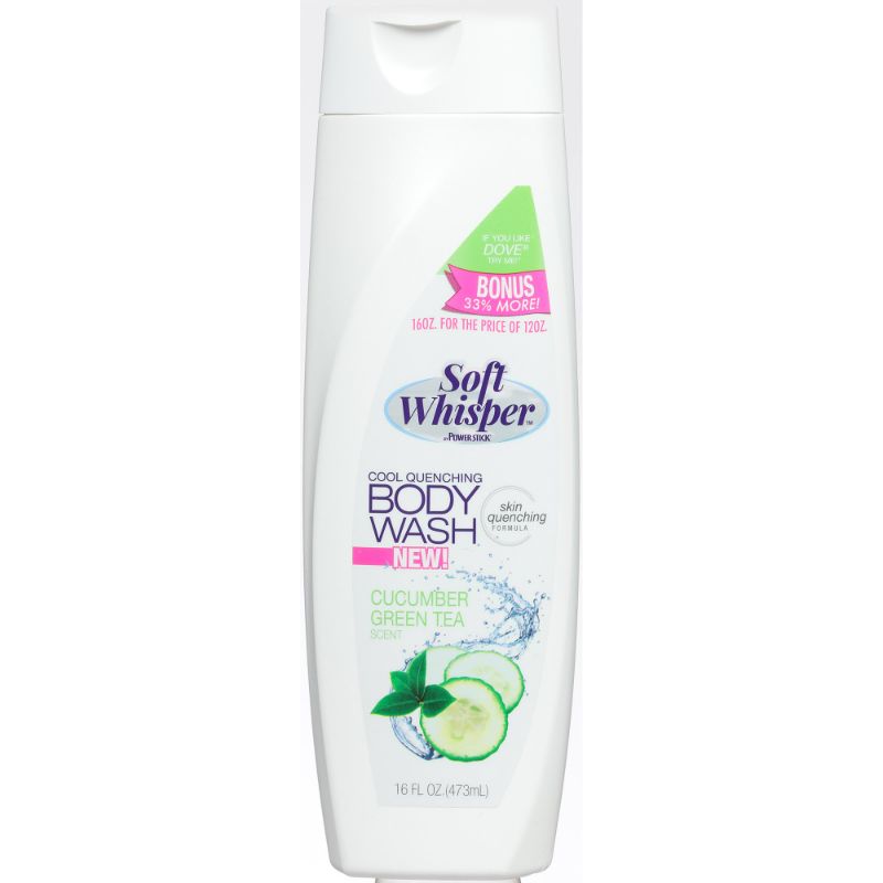 Photo 1 of 2 pack Soft Whisper Cool Quenching Body Wash Cucumber Green Tea Scent 18 Oz