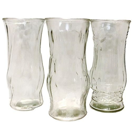 Photo 1 of Glass Vases 3 Assorted Designs Clear