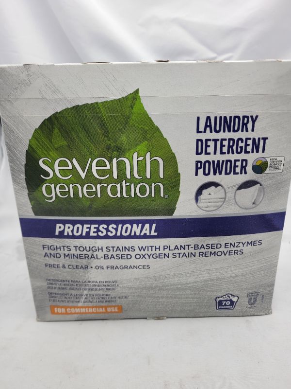 Photo 2 of Seventh Generation - - Professional Powder Laundry Detergent, 112 oz. Box, 70 Loads
