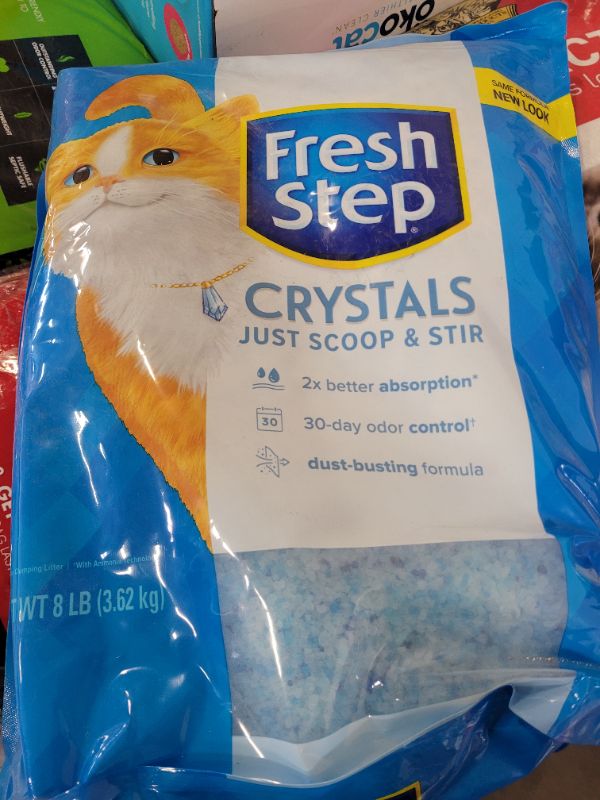 Photo 2 of Fresh Step Crystals Premium Scented Cat Litter 8lbs