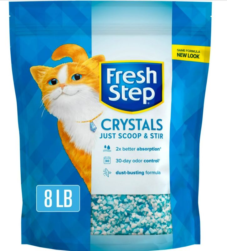 Photo 1 of Fresh Step Crystals Premium Scented Cat Litter 8lbs