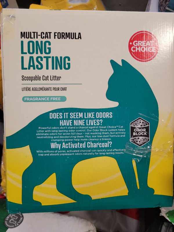 Photo 2 of Great Choice® Long Lasting Clumping Multi-Cat Clay Cat Litter - Unscented 42lbs