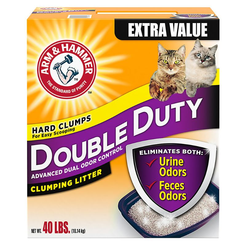 Photo 1 of Arm & Hammer™ Double Duty Clumping Clay Cat Litter - Scented, Low Dust, Low Tracking 40lbs