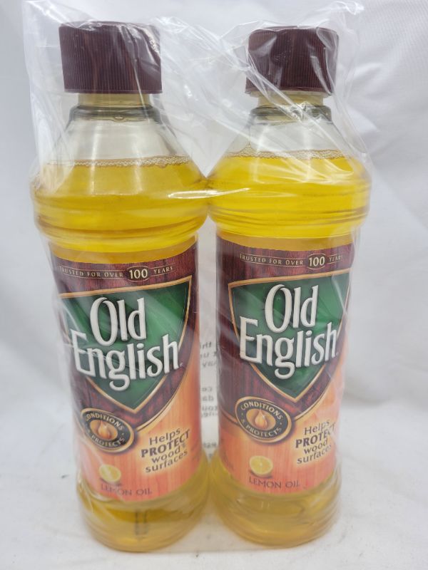 Photo 2 of Old English Lemon Oil Furniture Polish, Wood Polish, Bottle, 16 Oz, Pack of 2