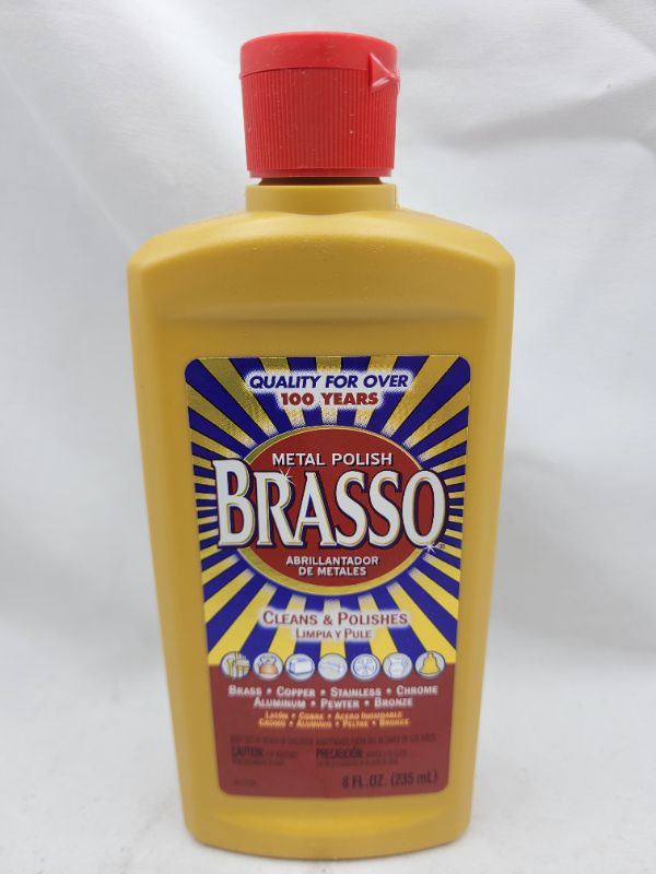 Photo 2 of Brasso 8 oz. Metal Surface Polish Bottle