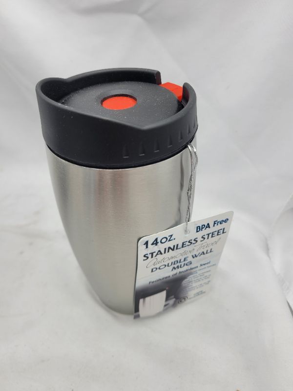 Photo 1 of gossi inc 14oz stainless steel automotive travel double wall mug