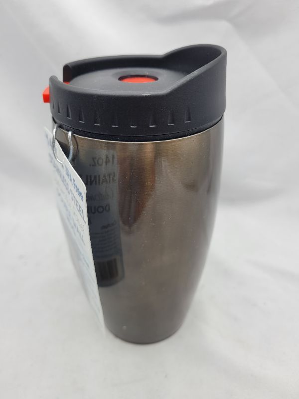 Photo 1 of gossi inc 14oz stainless steel automotive travel double wall mug